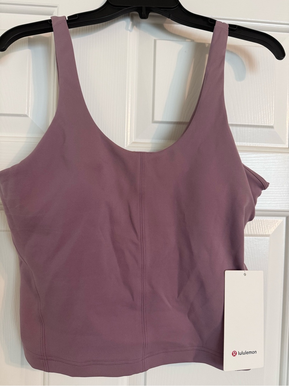 lululemon Glow up Tank  lavender Athletic Tank with built-in bra
